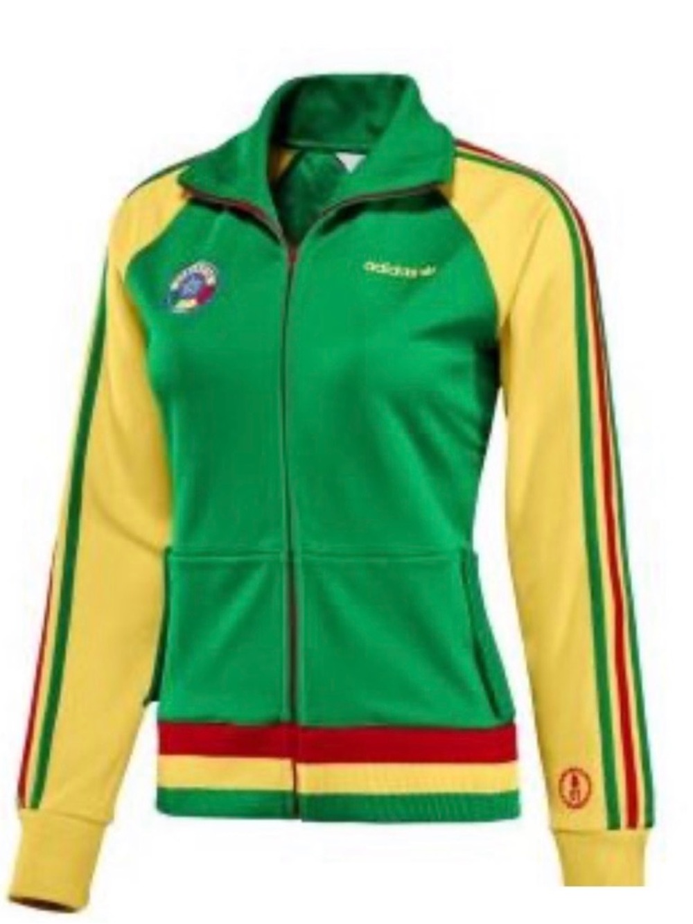 ADIDAS Originals Rare-Vintage Ethiopia Track Jacket - Women’s M - Like New - Picture 2 of 5